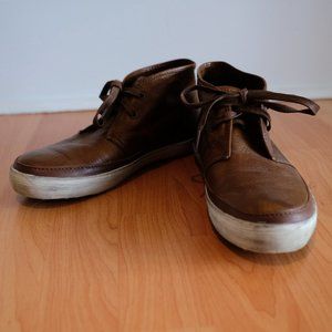 FRYE, MEN'S SIZE 7, BrOWN CHUKKA SNEAKERS